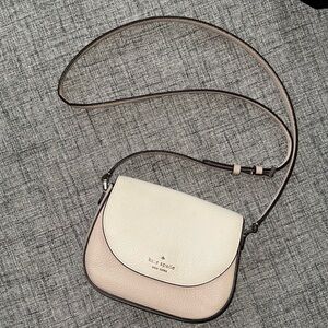 Kate Spade Bag: Kate Spade Leila Mini Flap Crossbody in Cream/White